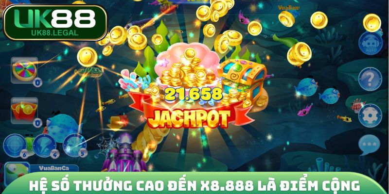 Bắn Cá Rồng Online - Săn Thưởng Khủng Lên Đến x8.888 Cực Dễ 3 Hệ số thưởng cao đến x8.888 là điểm cộng