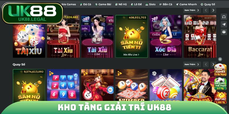 UK88 14 Kho tàng giải trí UK88