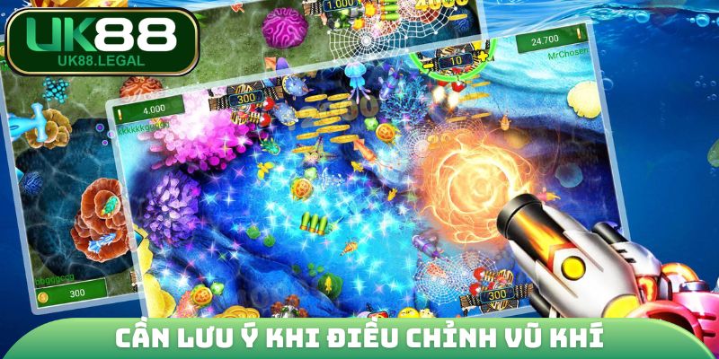 Hướng Dẫn Chỉnh Súng Bắn Cá Tăng Tỷ Lệ Thắng Đến 90% 4 Người chơi cần lưu ý khi điều chỉnh vũ khí