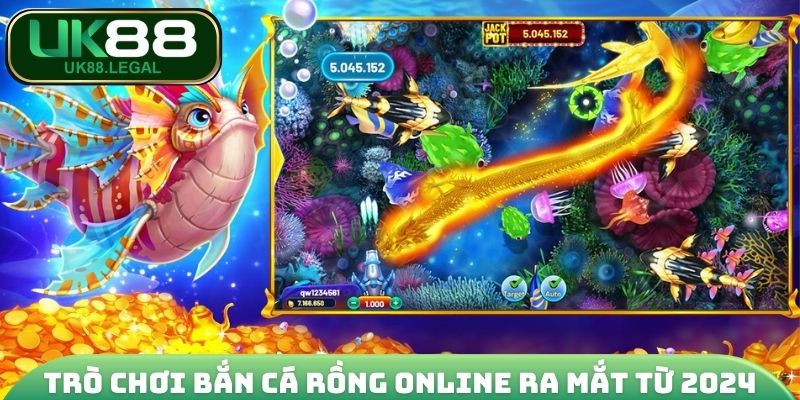 Bắn Cá Rồng Online - Săn Thưởng Khủng Lên Đến x8.888 Cực Dễ 2 Trò chơi bắn cá rồng online ra mắt từ 2024