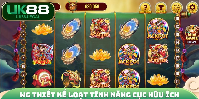 Nổ Hũ WG - TOP 4 Lý Do Chiếm Trọn Trái Tim Triệu Hội Viên 4 WG thiết kế loạt tính năng cực hữu ích